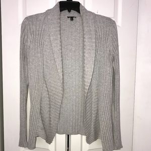 Express Light Gray Cardigan